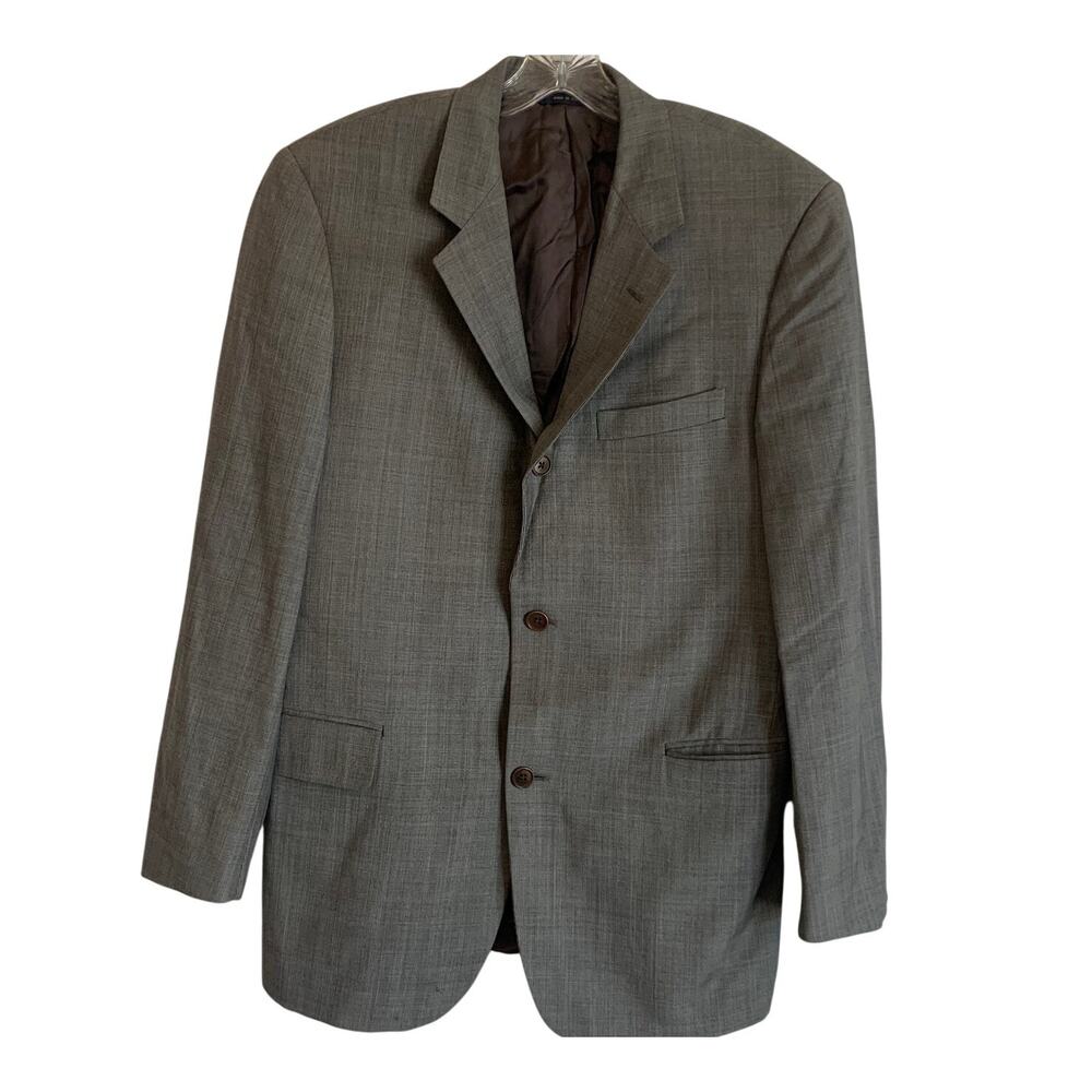Vitale Barberis Canonico Men 40/34 Brooks Brothers 1818 Madison Wool Blazer Grat